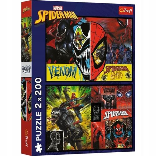puzzle 2x200 dzień i noc spidermana 13314 na Arena.pl