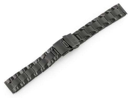 Bransoleta Pacific M1 - Solid Steel - czarna 20mm na Arena.pl