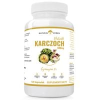 Karczoch Ekstrakt 600mg 5% Cynarin WEGE 120 kaps