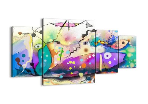 Obraz Na Płótnie - Ryby Pastele  - 160X90 Cm - Dl160X90-4096 na Arena.pl