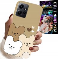 ETUI DO XIAOMI NOTE 12 4G - MIŚ, MISIE WZORY DLA NAJMŁODSZYCH DZIECI