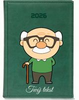 KALENDARZ A5 2026 TYGODNIOWY terminarz PREZENT DLA DZIADKA TWÓJ NAPIS