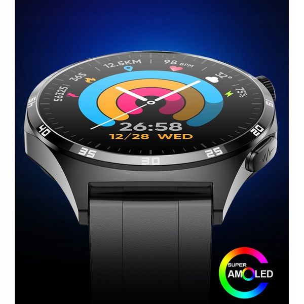 SMARTWATCH ZEGAREK CIŚNIENIOMIERZ EKG GLUKOZA GLIKEMIA HRV ROZMOWY MENU PL zdjęcie 10