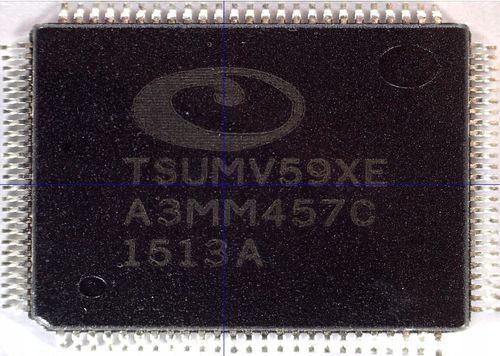 TSUMV59XE IC driver chipset TV QFP100 org. TAIWAN na Arena.pl