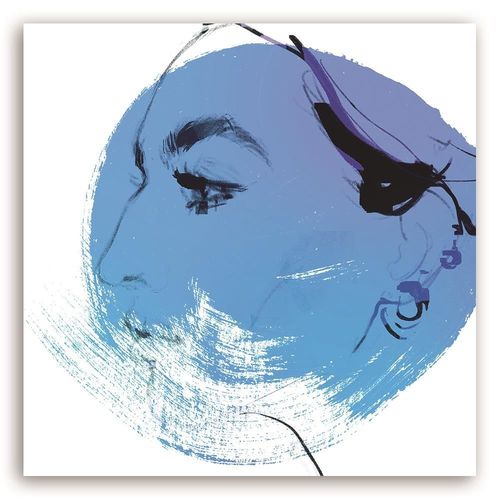 Deco Panel, Abstrakcyjny portret 40x40 na Arena.pl