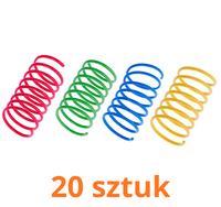 TIAKI Skaczące sprężynki zestaw 20 szt. spirale sprężyny zabawka dla kota