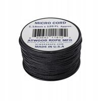 Linka Micro Cord ATWOOD (1.18mm/38m) czarna (CD-MC