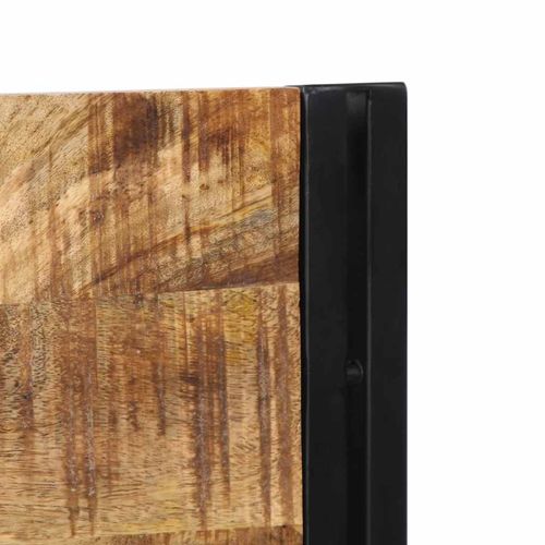 Zagłówek 200 cm lite drewno mango i żelazo na Arena.pl