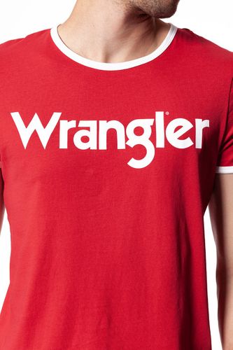 WRANGLER KABEL TEE JESTER RED W7A76FQ9S M na Arena.pl