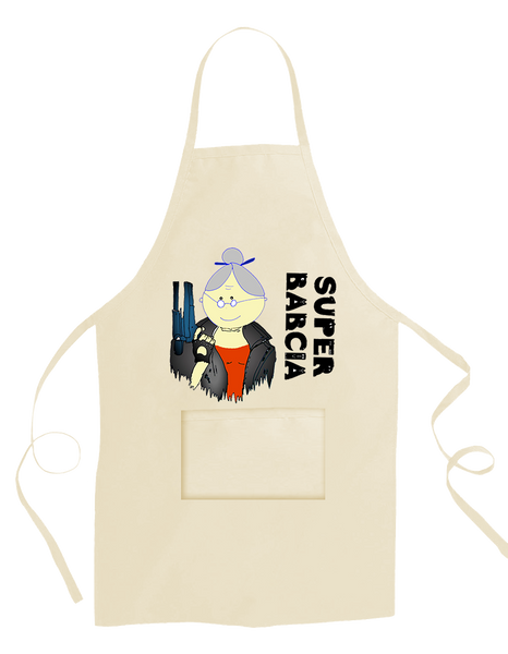 Fartuch Kuchenny Super Babcia zdjęcie 1