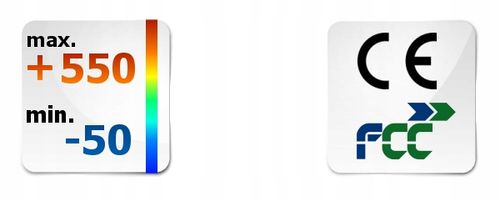 PIROMETR TERMOMETR LASEROWY BEZDOTYKOWY MIERNIK NA PODCZERWIEŃ -50 +550°C na Arena.pl