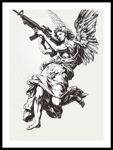 Plakat 39,5x55cm Anioł Wojny na Arena.pl