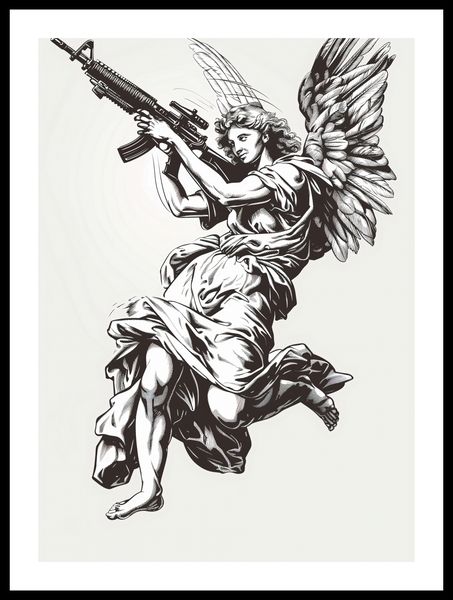 Plakat 39,5x55cm Anioł Wojny zdjęcie 3