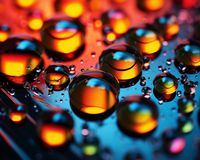 Plakat 50x40cm Krople Bliskiej Wody