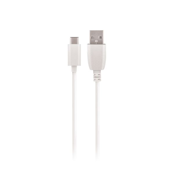 Maxlife kabel USB - USB-C 3,0 m 2A biały zdjęcie 1