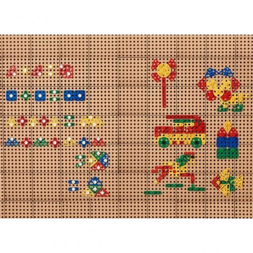 MASTERKIDZ Zestaw Geometrycznych Kształtów Klocków do Paneli Ściennych STEM 260 el. na Arena.pl