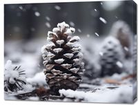 Obraz 90x70cm Zimowy Spokój