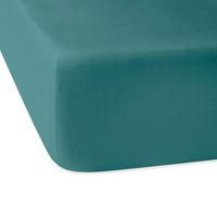 Prześcieradło bawełniane z gumką 200x220 turkus