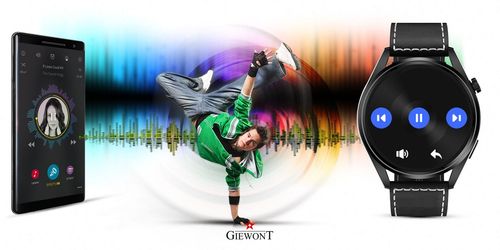 Smartwatch Giewont Vertex SmartCall GW450-2 Carbon/Carbon Leather na Arena.pl