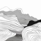 Plakat 20x20cm Geometryczne Wzniesienia