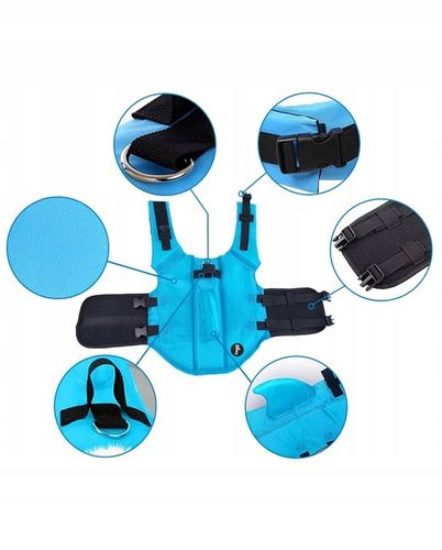 KAPOK KAMIZELKA RATUNKOWA DLA PSA do Wody Rekin S Ubranko do Pływania Fazoo na Arena.pl