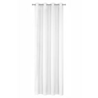 Zasłona jednokolorowa RITA na przelotkach 140x250 biała