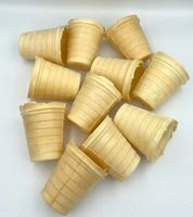 Wafle wafelki kubki do lodów szklanka 180 szt.