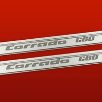 Listwa progowa VOLKSWAGEN CORRADO CORRADO G60 Stal nierdzewna 304 mat 2szt