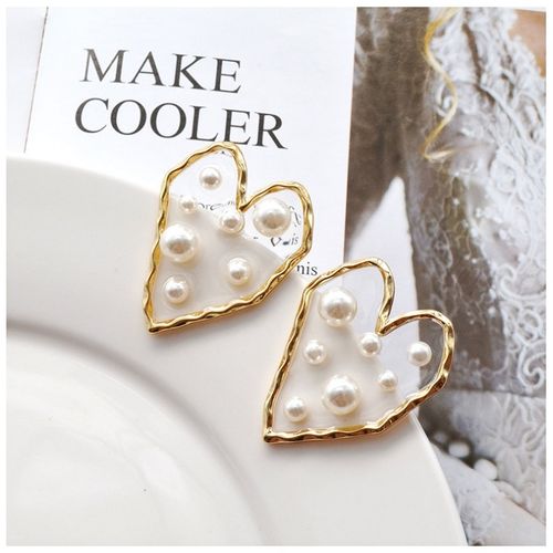 Kolczyki Wiszące Pearls Serce K1232 na Arena.pl