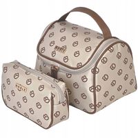 Kosmetyczka damska kuferek organizer na kosmetyki zestaw podróżny 2x Noble