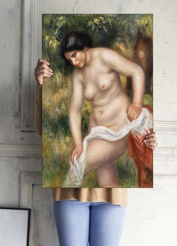 Bather Drying Herself, Pierre-Auguste Renoir - plakat 59,4x84,1 cm na Arena.pl