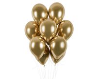 BALONY SHINY 13" ZŁOTE 88 50 SZTUK WYSOKOŚĆ 33 CM GB120 GODAN