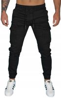 MĘSKIE BOJÓWKI SPODNIE JOGGERY ELASTYCZNE JAKOŚĆ
