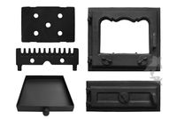 ZESTAW E3 LEWY - 33X38 CM + 16X38 CM żeliwny piecowy do pieca kominkowy