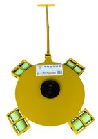 Rolki transportowe do maszyn TRETOS Delta – rotacyjne 360°, 10 T (TR-10360)