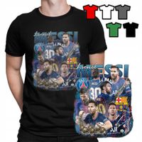 KOSZULKA T-SHIRT MĘSKI WZORY WYBÓR - Lionel Messi PIŁKARZ PIŁKA - S