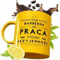 Złoty Kubek Premium Dla Barbera Na Prezent Z Nadrukiem Ze Zdjęciem