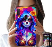 ETUI DO SAMSUNG GALAXY A20E - MEKSYKAŃSKA, KOLOROWA KRÓLOWA ŚMIERCI