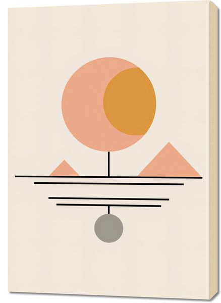 Obraz 70x100cm Geometryczna Utopia zdjęcie 1