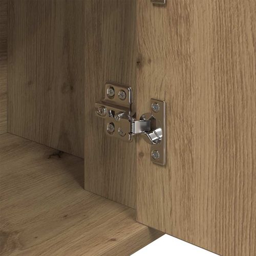 Bufet dąb artisan 30 x 80 x 90 cm Materiał drewnopochodny na Arena.pl