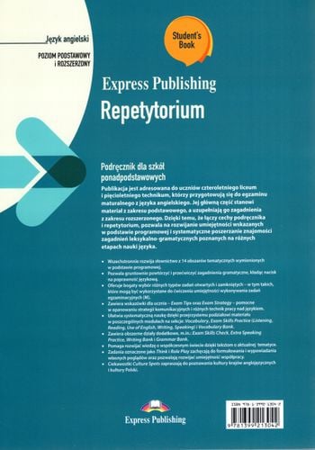 Język ang. Repetytorium SB ZPiR Express Publishing na Arena.pl
