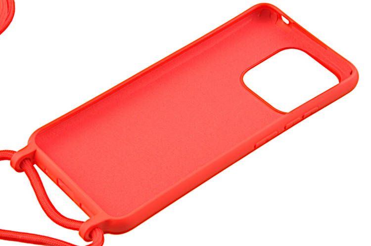 Etui ze sznurkiem RCK do Xiaomi Redmi 12C czerwony zdjęcie 3