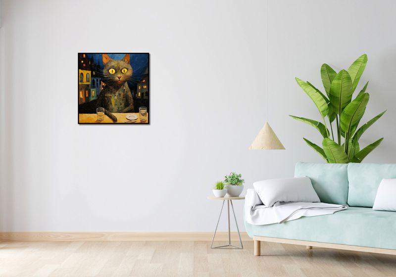 Plakat 60x60cm Nocny Obserwator zdjęcie 4