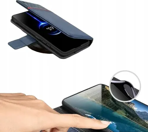 BEZ Etui z Klapką do Samsung Galaxy A42 5G Miejsce na Karty Granatowe na Arena.pl