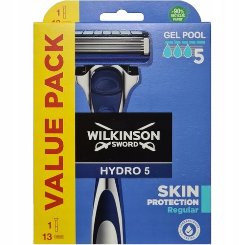 Zestaw do Golenia WILKINSON Hydro 5 Skin 13x Wkłady + Rączka na Arena.pl
