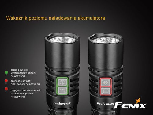 Latarka diodowa Fenix PD40R na Arena.pl