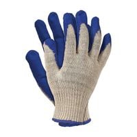 rękawice ogrodniczki powlekane gumą niebieskie 450 roz. 9 - 10 par - rek