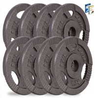 Zestaw OBCIĄŻEŃ ŻELIWNYCH 10KG talerze ŻELIWO nakład CIĘŻARY krążki