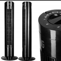 Wentylator kolumnowy AIG W29TX13C czarny podłogowy stojący wiatrak