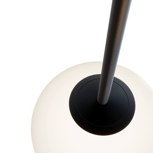 Kulista lampa wisząca Basic Form MOD321PL-01B kula ball czarna na Arena.pl